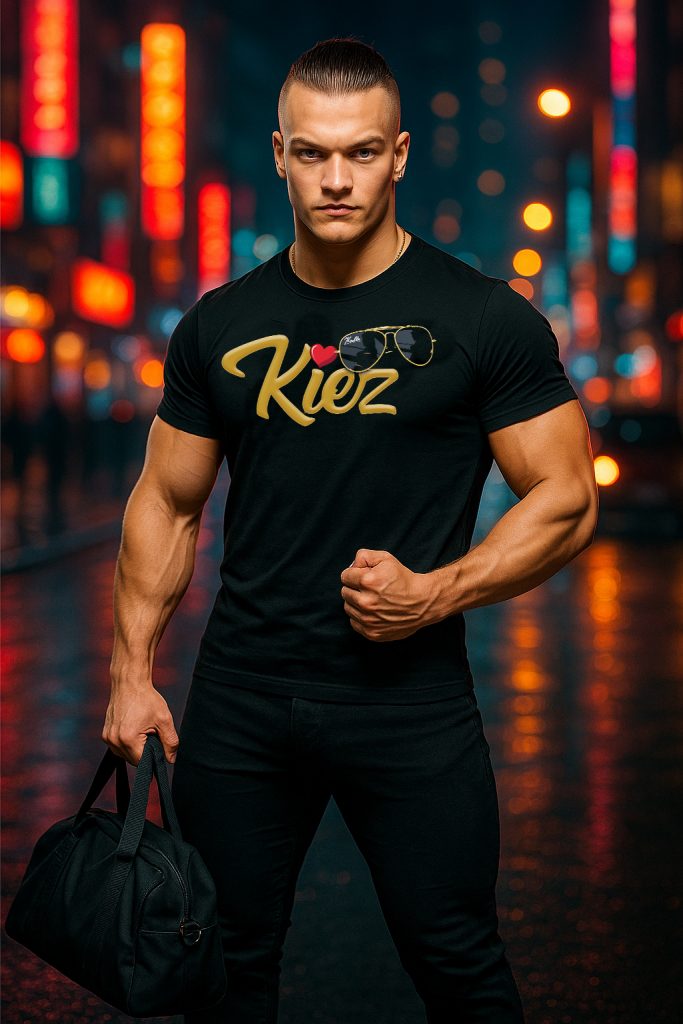 Herren T-Shirt Kiez Herz 2025 – Hamburger Kiez T-Shirt