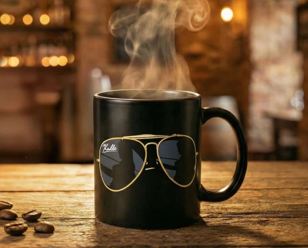 Kalle Kiez,Hamburg Tasse Brille