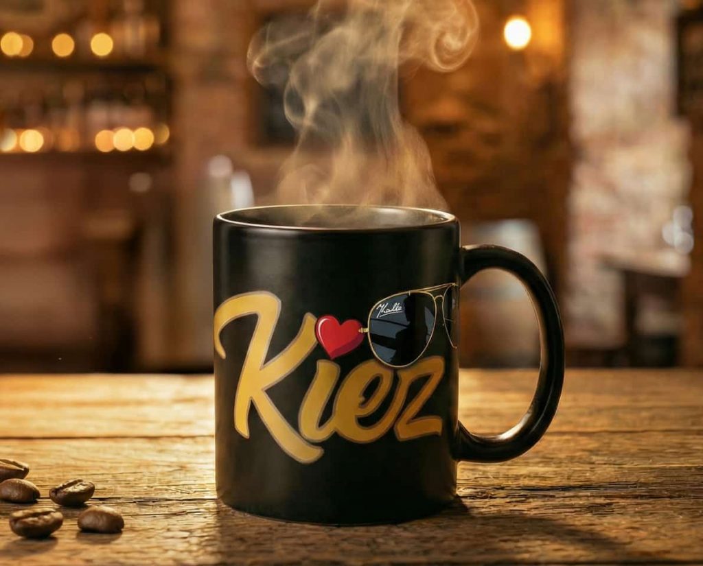 Kalle Kiez,Hamburg Tasse Herz